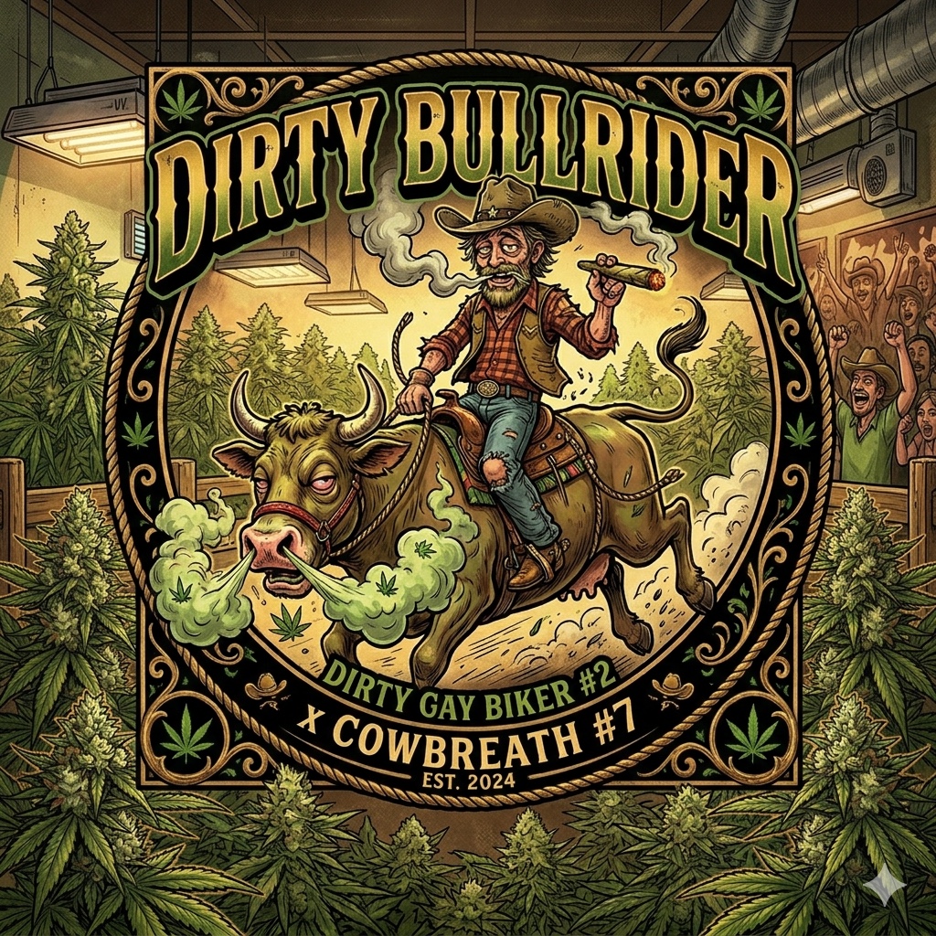 Arte da cultivar Dirty Bullrider