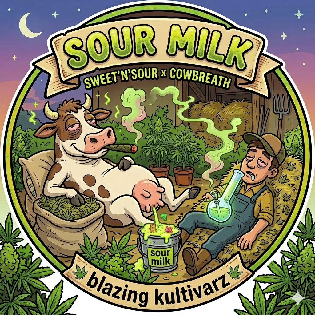 Arte da cultivar Sour Milk
